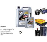 SCT Controllo Set 6L Liqui Moly Liter Special Tec F 5W-30 Per Renault Scénic