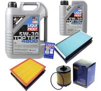 SCT Controllo Set 6L Liqui Moly Top Tec 5W-30 per Saab 9-3 Cabriolet 1.8 T