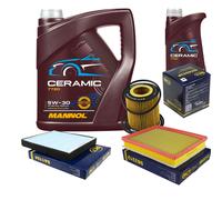SCT Controllo Set 6L MANNOL Ceramic 5W-30 Per Opel Zafira B 1.9 CDTi