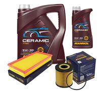 SCT Controllo Set 6L MANNOL Ceramic 5W-30 Per Volvo V40 Kombi 1.8 LPG 1.6