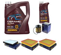 SCT Controllo Set 6L MANNOL Ceramic 5W-40 Adatto Per Opel Zafira B 2.2