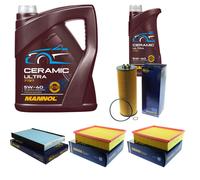 SCT Controllo Set 6L MANNOL Ceramic 5W-40 Per Audi A6 Avant 2.5 TDI Quattro