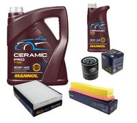SCT Controllo Set 6L MANNOL Ceramic Pro 10W-40 Per Renault Clio II BB_ CB_