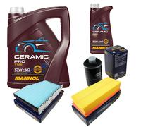 Sct Controllo Set 6L mannol Ceramica Pro 10W-40 per Audi Q3 8UB 8UG 2.0 TFSI