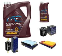 Sct Controllo Set 6L mannol Ceramica Pro 10W-40 per VW Lupo 6X1 6E1