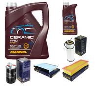 Sct Controllo Set 6L mannol Ceramica Pro 10W-40 per VW Polo Variant 6KV5