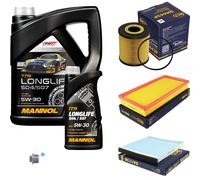 SCT Controllo Set 6L MANNOL Longlife 5W-30 per Volvo S40 I 1.8i