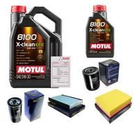 SCT Controllo Set 6L MOTUL 8100 X-CLEAN EFE 5W-30 Per Audi A6 1.9 TDI