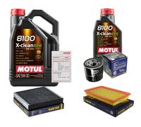 SCT Controllo Set 6L MOTUL 8100 X-CLEAN EFE 5W-30 Per Nissan X-Trail 2.0 4x4