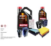 Sct Controllo Set 6L Motul 8100 x-Pulire 0W-30 per Audi A6 1.9