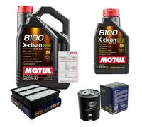 Sct Controllo Set 6L Motul 8100 x-Pulire Efe 5W-30 per Mitsubishi COLT IV 1.3