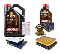 Sct Controllo Set 6L Motul 8100 x-Pulire Efe 5W-30 per Opel Zafira B. 1.9