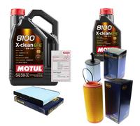 Sct Controllo Set 6L Motul 8100 x-Pulire Efe 5W-30 per VW Di Lupo 1.4