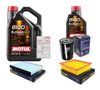 Sct Controllo Set 6L Motul 8100 x-Pulire Efe 5W-30 per VW Golf III .1.9