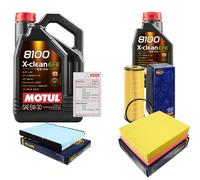 SCT Controllo set 6L MOTUL 8100 X-PULIRE EFE 5W-30 per VW Passat Variant 1.9