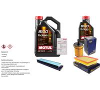 SCT Controllo set 6L MOTUL 8100 X-PULIRE EFE 5W-30 per VW Sharan 1.9 TDI