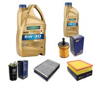 SCT Controllo Set 6L RAVENOL SMP 5W-30 per Audi A4 Avant 2.0 TDI 16V
