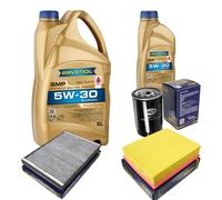 SCT Controllo Set 6L RAVENOL SMP 5W-30 per Audi A6 1.8 T 2.0