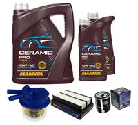 SCT Controllo Set 7 L MANNOL Ceramic Pro 10W-40 per Toyota Corolla Station