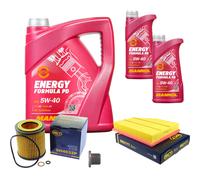 SCT Controllo Set 7 L MANNOL Energy Formula PD 5W-40 Per BMW 5er E60 523i