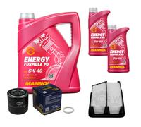 SCT Controllo Set 7 L MANNOL Energy Formula PD 5W-40 Per Hyundai I40 CW VF