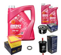 SCT Controllo Set 7 L MANNOL Energy Formula PD 5W-40 Per Renault Kangoo Be