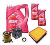 SCT Controllo Set 7 L MANNOL Energy Formula PD 5W-40 Per Saab 9-3 Cabriolet