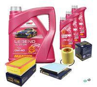 Sct Controllo Set 7 L mannol Legend + Ester 0W-40 per Legno Toyota Corolla Verso