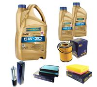 SCT Controllo Set 7 L RAVENOL SMP 5W-30 per BMW 5 E39 523i 520i 528i