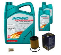 SCT Controllo Set 7L ADDINOL GIGA LIGHT MV 5W-30 Per Opel Insignia A Sports