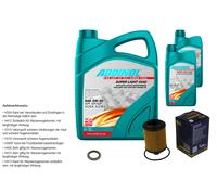 SCT Controllo Set 7L ADDINOL SUPER LIGHT 5W-40 Per Opel Insignia A Country