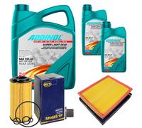 SCT Controllo Set 7L ADDINOL SUPER LIGHT 5W-40 Per Saab 9-3 YS3F 2.2 TiD