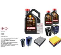 Sct Controllo Set 7L di Motul 8100 x-Pulire Efe 5W-30 per di Audi A6 1.9