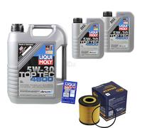 SCT Controllo Set 7L Liqui Moly Top Tec 5W-30 per Volvo V40 Kombi 1.8 1.6 S40