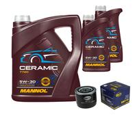 SCT Controllo Set 7L MANNOL Ceramic 5W-30 Per Volvo 340-360 1.4 1.6 Diesel
