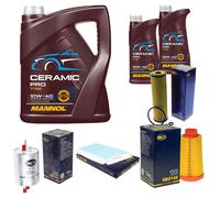 SCT Controllo set 7L MANNOL Ceramic per 10W-40 per Mercedes Benz Classe C