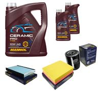 SCT Controllo Set 7L MANNOL Ceramic Pro 10W-40 Per Audi A6 4B C5 1.8 T
