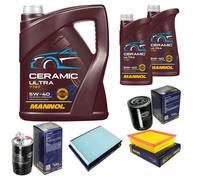 Sct Controllo Set 7L mannol Ceramica 5W-40 per VW Vento 1.9 Td Golf