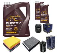SCT Controllo Set 7L MANNOL Energy Combi LL 5W-30 Per Skoda Superb I 2.8 V6