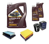 Sct Controllo Set 7L mannol Longlife 504/507 5W-30 per Audi A6 1.8 T-Shirt