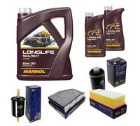 Sct Controllo Set 7L mannol Longlife 504/507 5W-30 per VW Golf A V 2.0