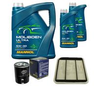 SCT Controllo Set 7L MANNOL Molibden Ultra 5W-30 per Mitsubishi Outlander