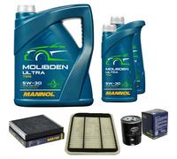 SCT Controllo Set 7L MANNOL Molibden Ultra 5W-30 per Mitsubishi Outlander
