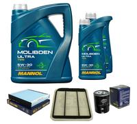 SCT Controllo Set 7L MANNOL Molibden Ultra 5W-30 per Mitsubishi Outlander