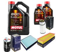 SCT Controllo Set 7L MOTUL 8100 X-CESS 5W-40 Per VW Caddy II Kasten 1.9 D