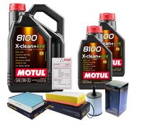 SCT Controllo set 7L MOTUL 8100 X-CLEAN 0W-30 per Audi A4 Avant 2.0 TDI Q5