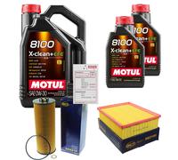 SCT Controllo Set 7L MOTUL 8100 X-CLEAN 0W-30 Per Audi A4 Avant 2.5 TDI