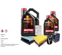 SCT Controllo Set 7L MOTUL 8100 X-CLEAN 0W-30 Per Audi A6 1.8 T 1.9 TDI