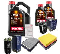 SCT Controllo Set 7L MOTUL 8100 X-CLEAN 0W-30 Per Audi A6 1.9 TDI
