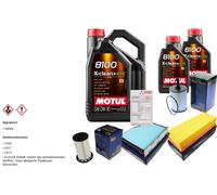 SCT Controllo Set 7L MOTUL 8100 X-CLEAN 0W-30 Per VW Passat CC 2.0 TDI
